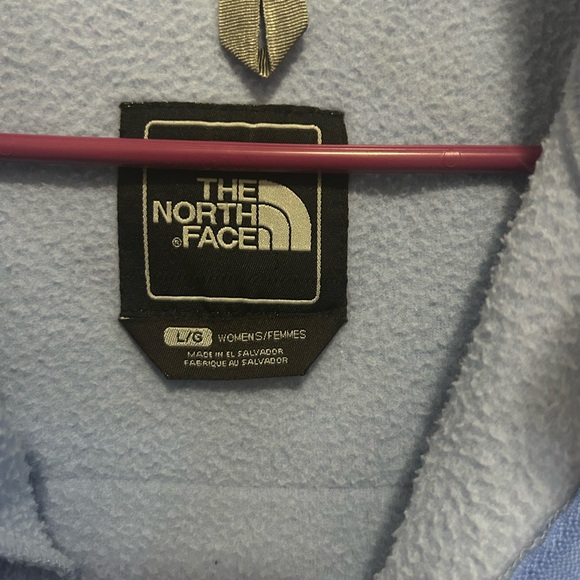 The north face light blue women’s fleece jacket - Picture 3 of 4